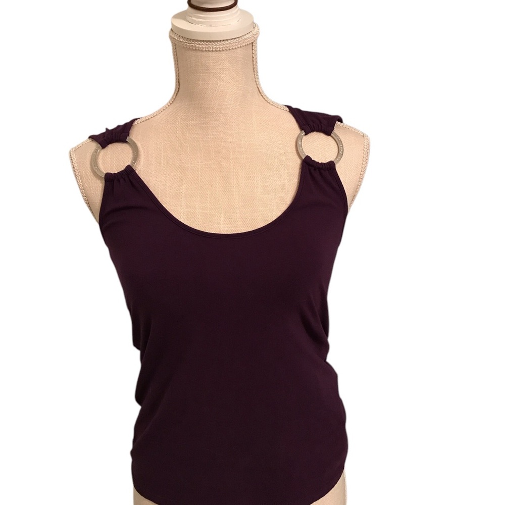 Armani Exchange Purple ring Tank Top